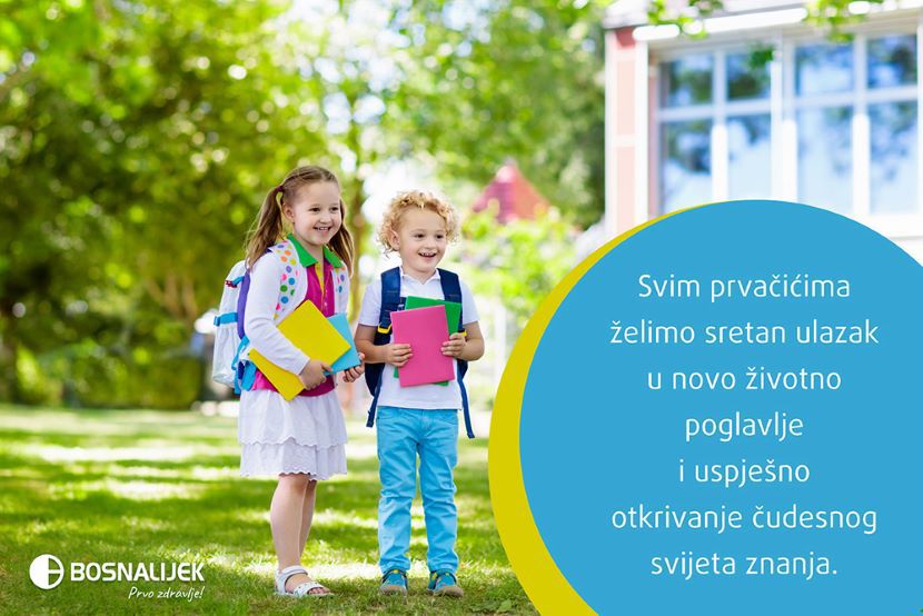 Bosnalijek uručio prigodne poklone prvačićima, roditelji dobili slobodan dan