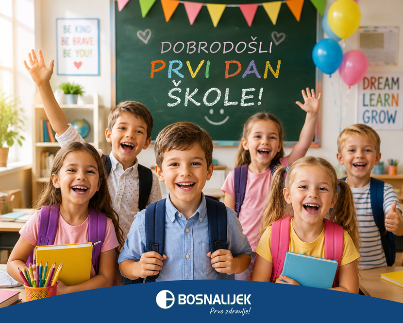 Bosnalijek i ove godine uz svoje prvačiće – podrška zaposlenicima i njihovim porodicama ostaje važan dio kompanijske kulture